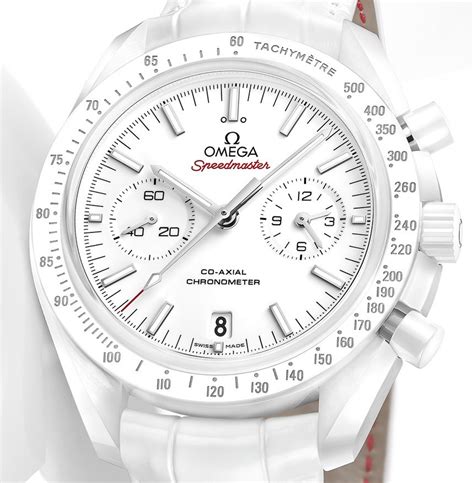 omega moon watch white face|omega moon watch price.